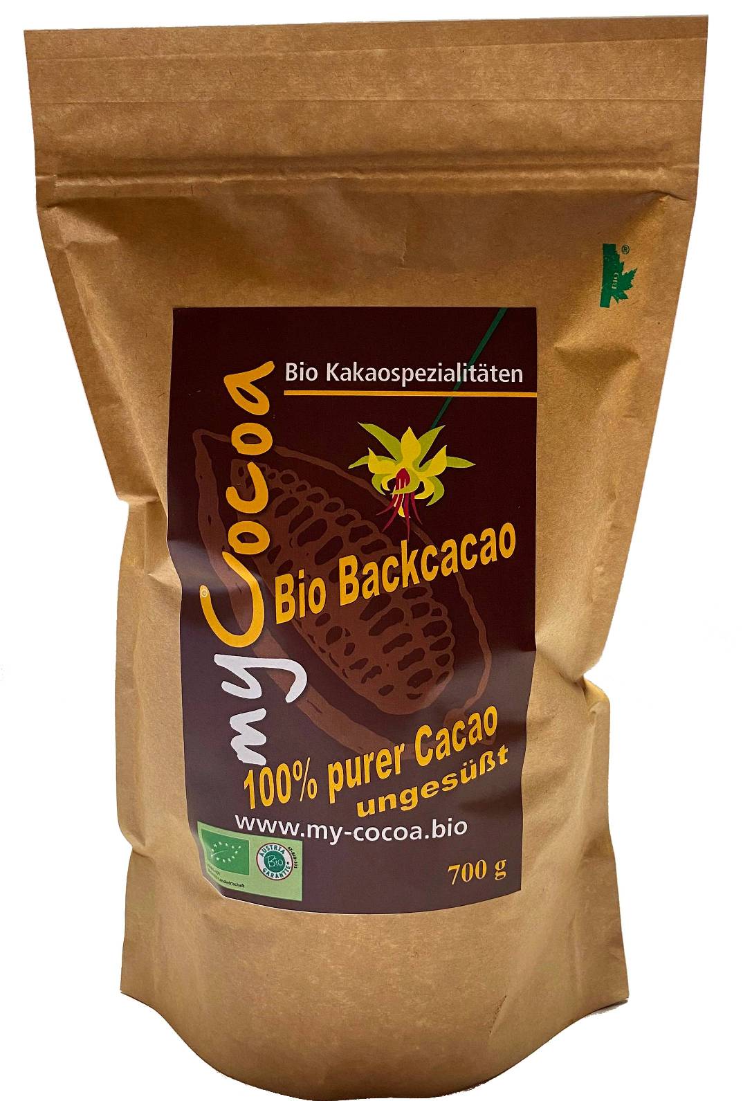 Bio MyCocoa 100 Prozent BackCacao