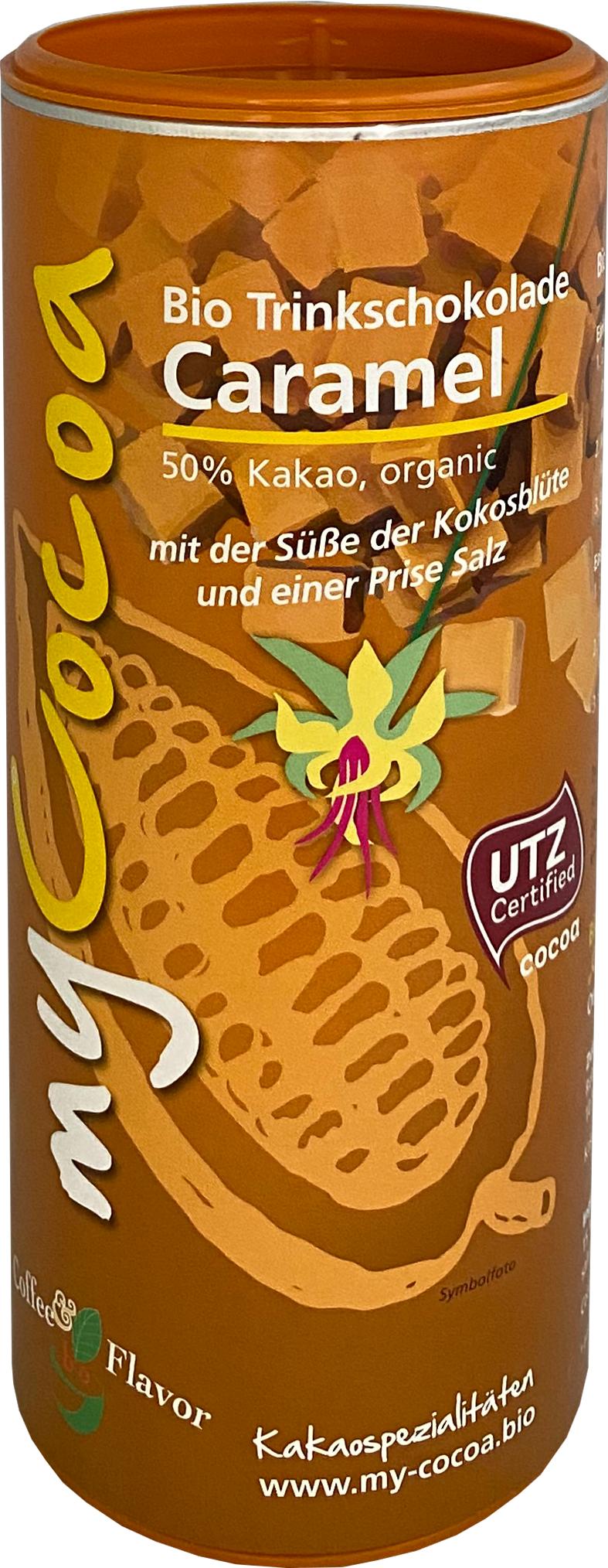 Bio MyCocoa Caramel mit der Süsse der Kokosblüte