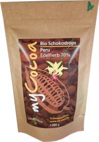 MyCocoa Bio Schokodrops Edelherb