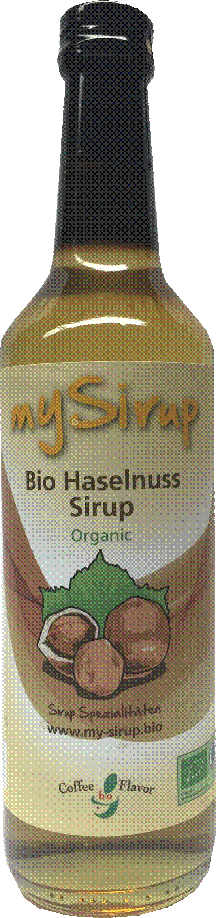 Bio Haselnuss Sirup 700ml Flasche