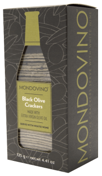 Mondovino Black Olive Crackers