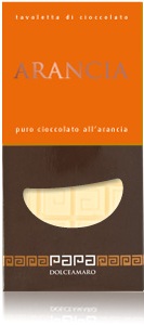 Dolce weie Schokolade mit Orange
