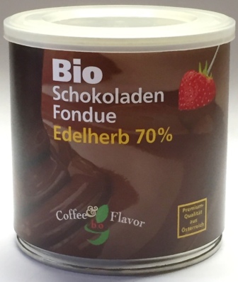 Bio Schokofondue-Edelherb 70 Prozent